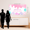 Editable Sweet One Birthday Backdrop D001
