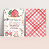 Editable Farm Birthday Invitation F101