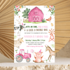 Editable Farm Birthday Invitation F102