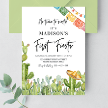  Editable First Fiesta Birthday Invitation FT101