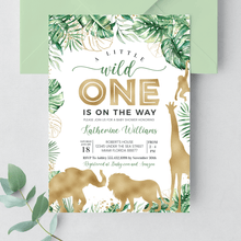  Editable Safari Baby Shower Invitation J101