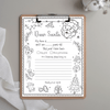 Letter To Santa Printable Coloring LTS101