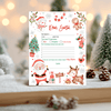 Letter To Santa Printable Easy To Print LTS09