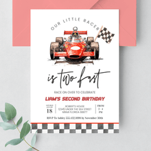  Editable TWO Fast Birthday Invitation R403