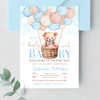 Editable We Can Bearly Wait Baby Shower Invitation T201