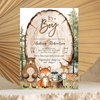 Editable Woodland Baby Shower Invitation W102