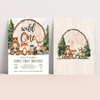 Editable Wild One Invitation W401