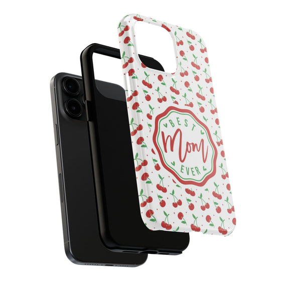 Best Mom Ever Cherry Pattern Tough Phone Case - PC022