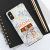 Custom Photo Collage iPhone Case for Mom - Floral Design - PC001