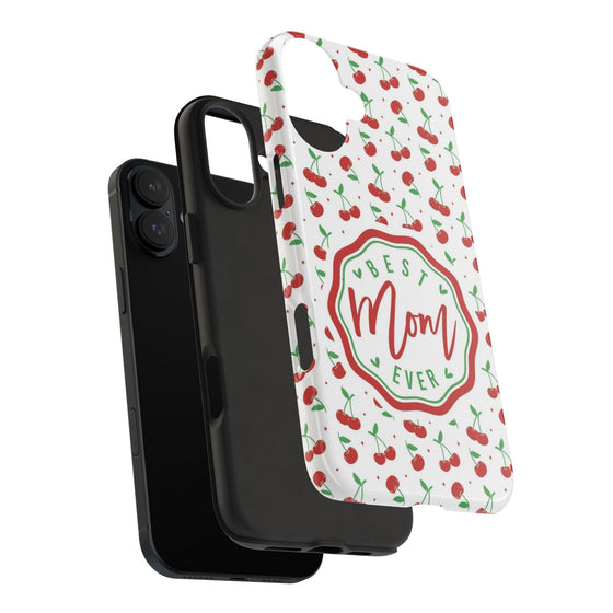 Best Mom Ever Cherry Pattern Tough Phone Case - PC022