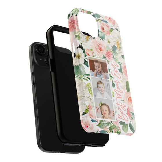 Custom Floral Tough Phone Case - Best Mom Ever - PC024