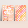 Editable Eight Is A Vibe Birthday Invitation G308
