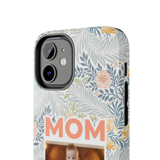 Custom Photo Collage iPhone Case for Mom - Floral Design - PC001