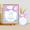 Editable Oneder The Sea Birthday Time Capsule M301