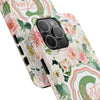 Personalized Floral Phone Case - Custom Tough Case with Name - PC025