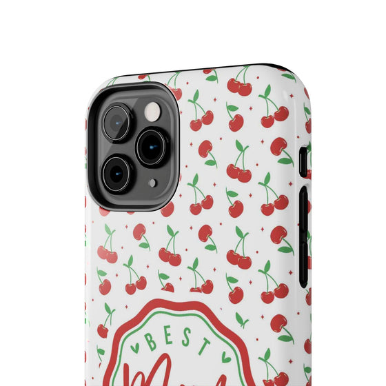 Best Mom Ever Cherry Pattern Tough Phone Case - PC022