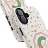 Personalized Floral Tough Phone Case for Women | Durable & Stylish Protection - PC029