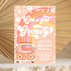 Editable Let's Get Groovy Birthday Invitation G313
