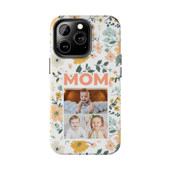 Customized Floral Photo Tough Phone Case for Mom - PC009