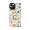 Personalized Floral Tough Phone Case - Custom Name Design - PC007