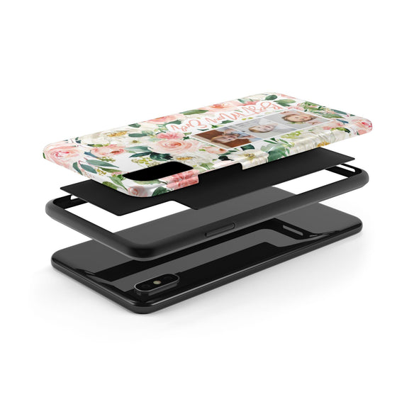 Custom Floral Tough Phone Case - Best Mom Ever - PC024