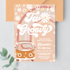Editable Two Groovy Birthday Invitation G602