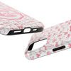 Personalized Tough Phone Case with Pink Bow Design - PC017