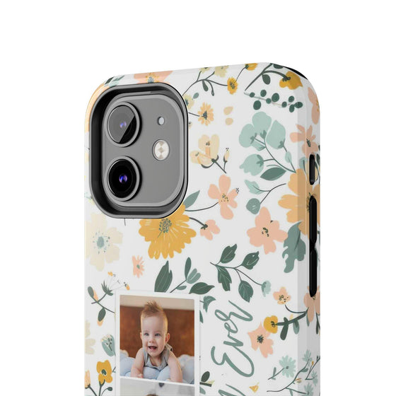 Floral Photo Phone Case - Best Mom Ever - PC010
