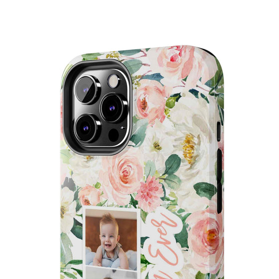 Custom Floral Tough Phone Case - Best Mom Ever - PC024