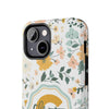 Personalized Floral Tough Phone Case - Custom Name Design - PC007