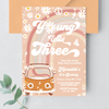 Editable Young Wild And Three Birthday Invitation  G603