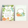 Editable Dinosaur Baby Shower Invitation DI102