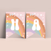 Editable Groovy ONE Birthday Banner G101