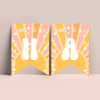 Editable Groovy Birthday Banner G116
