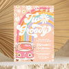 Editable Two Groovy Birthday Invitation G202