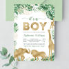 Editable Safari Baby Shower Invitation J102