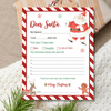 Letter To Santa Printable Easy To Print LTS02