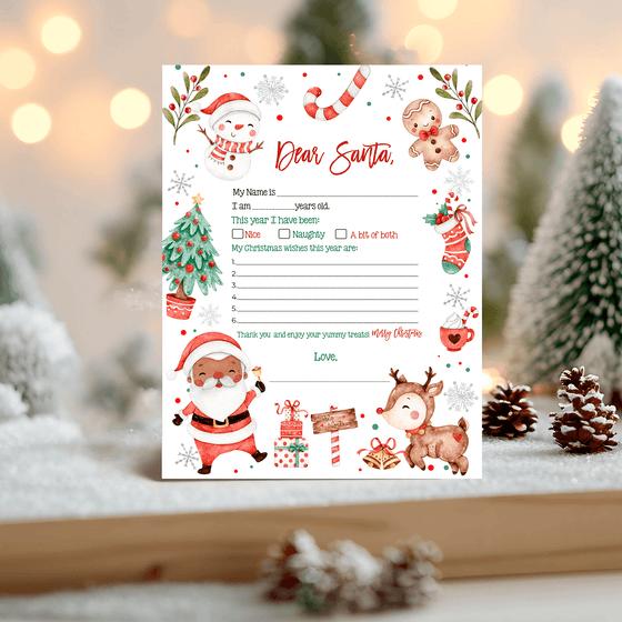 Letter To Santa Printable Easy To Print LTS10