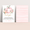 Editable Our Little Pumpkin Thank You Card PB102