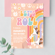  Editable Skate Party Invitation LR102
