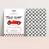 Editable TWO Fast Birthday Invitation R103