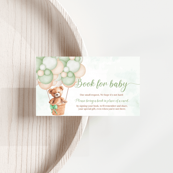 Editable Can Bearly Wait Baby Shower Set T104