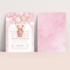 Editable We Can Bearly Wait Baby Shower Invitation T302