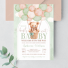 Editable We Can Bearly Wait Baby Shower Invitation T502