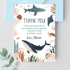 Editable Under The Sea Thank You Card US01