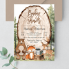 Editable Woodland Baby Shower Invitation W103