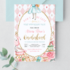 Editable Alice In Onederland Invitation A102