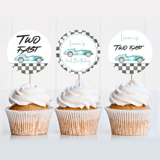 Editable Two Fast Birthday Package R101