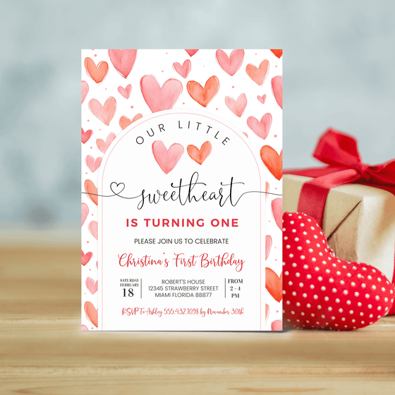 Valentine Invitation Birthday Invitation Valentine Day Invitation Invitation Templates Digital Invitation Printable Valentine VA103
