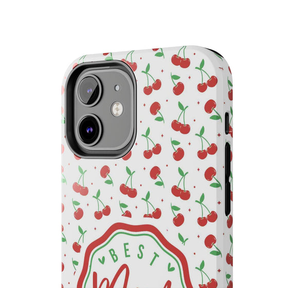 Best Mom Ever Cherry Pattern Tough Phone Case - PC022